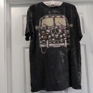 Volkswagen Bus Stone Wash No Time T-Shirt